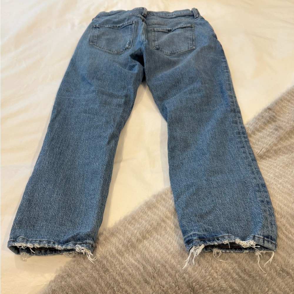Agolde Straight Leg Blue Jeans - Riley - Picture 5 of 5